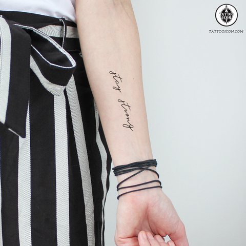 Script & Text Tattoos