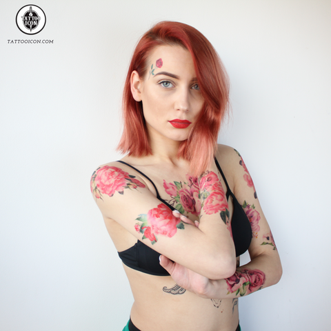 Watercolor Flower Tattoos