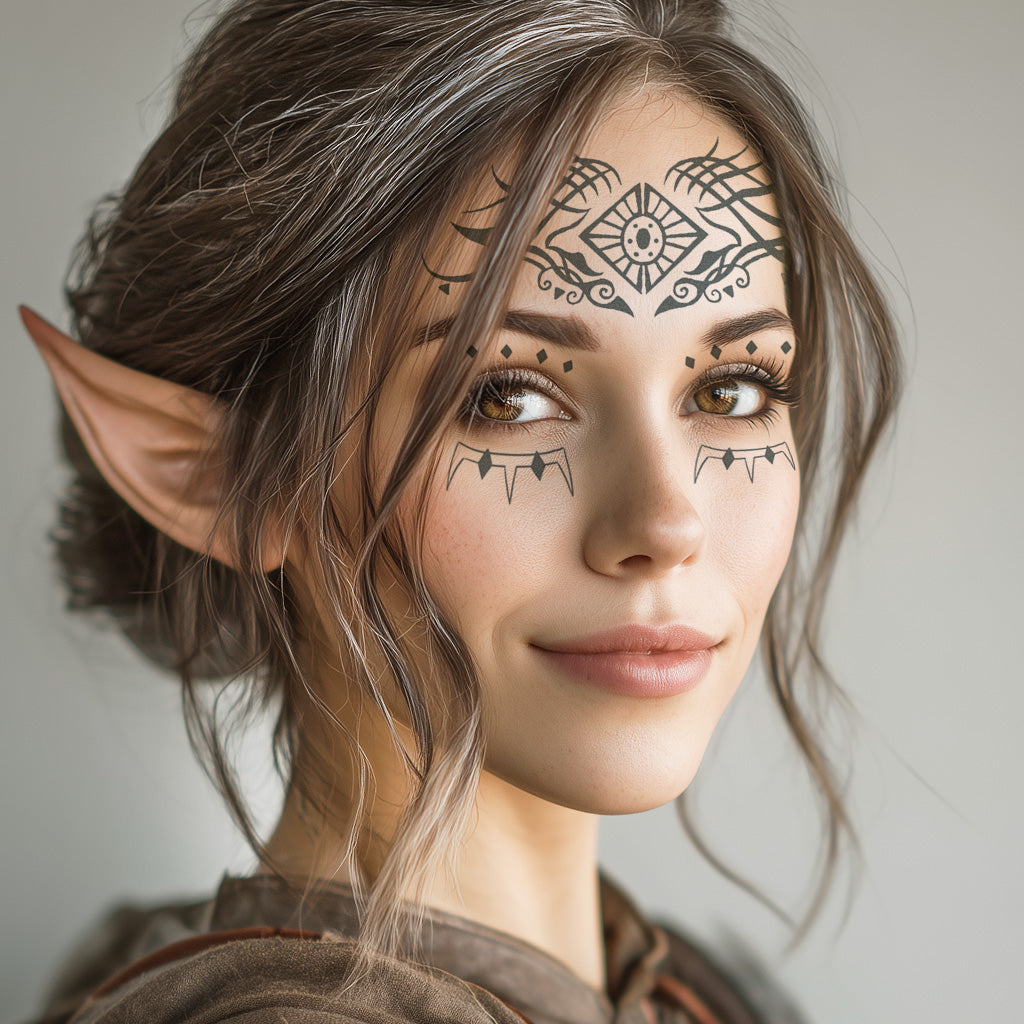 Bellara Lutare Face Tattoos