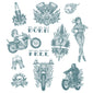 Biker Tattoo SET