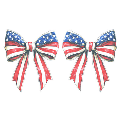 US Flag Bowtie (Set of 2)
