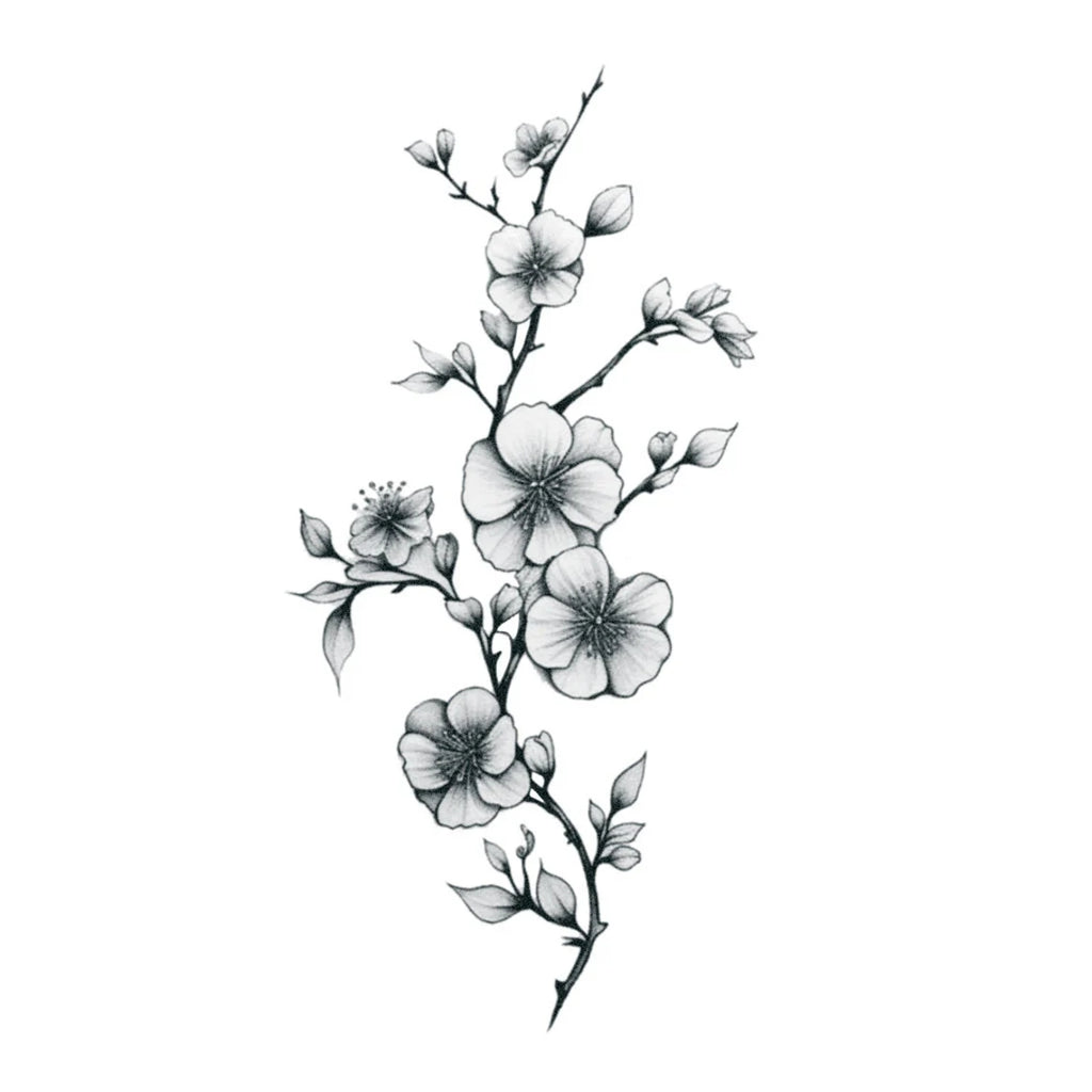 B&W Cherry Blossom