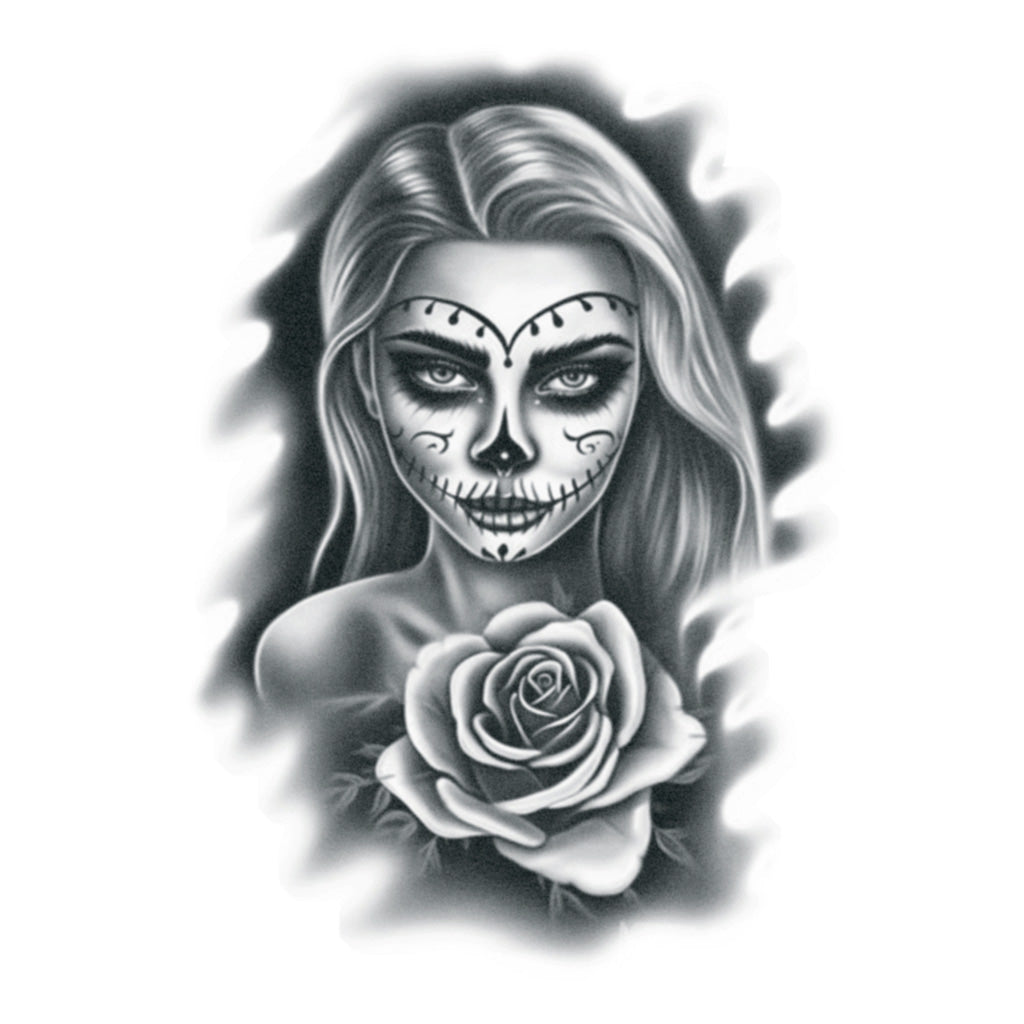 Chicana Rose Tattoo