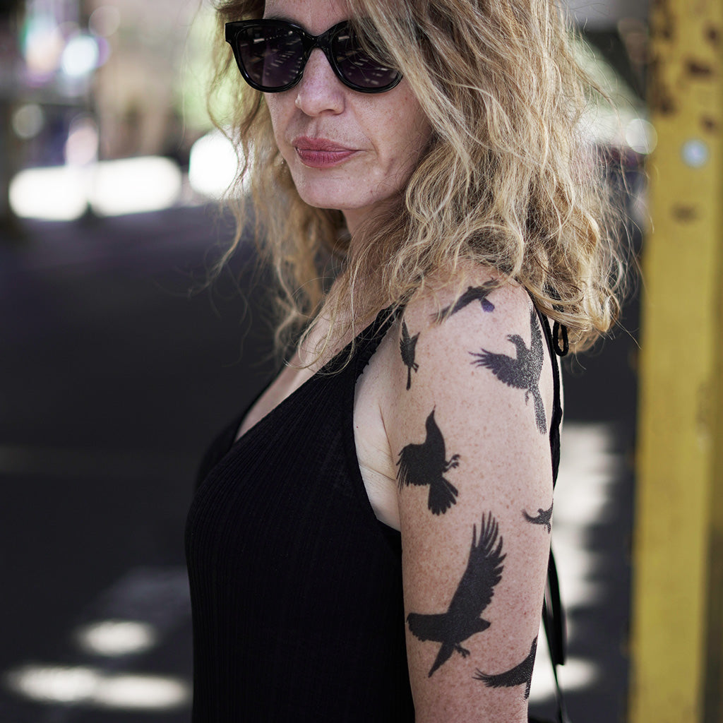 Crows Tattoo Set