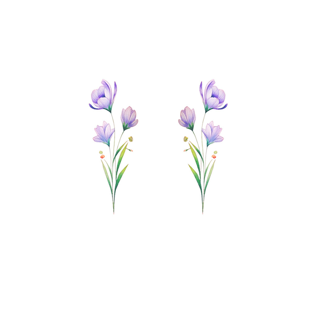 Crocus Tattoo (Set of 2)