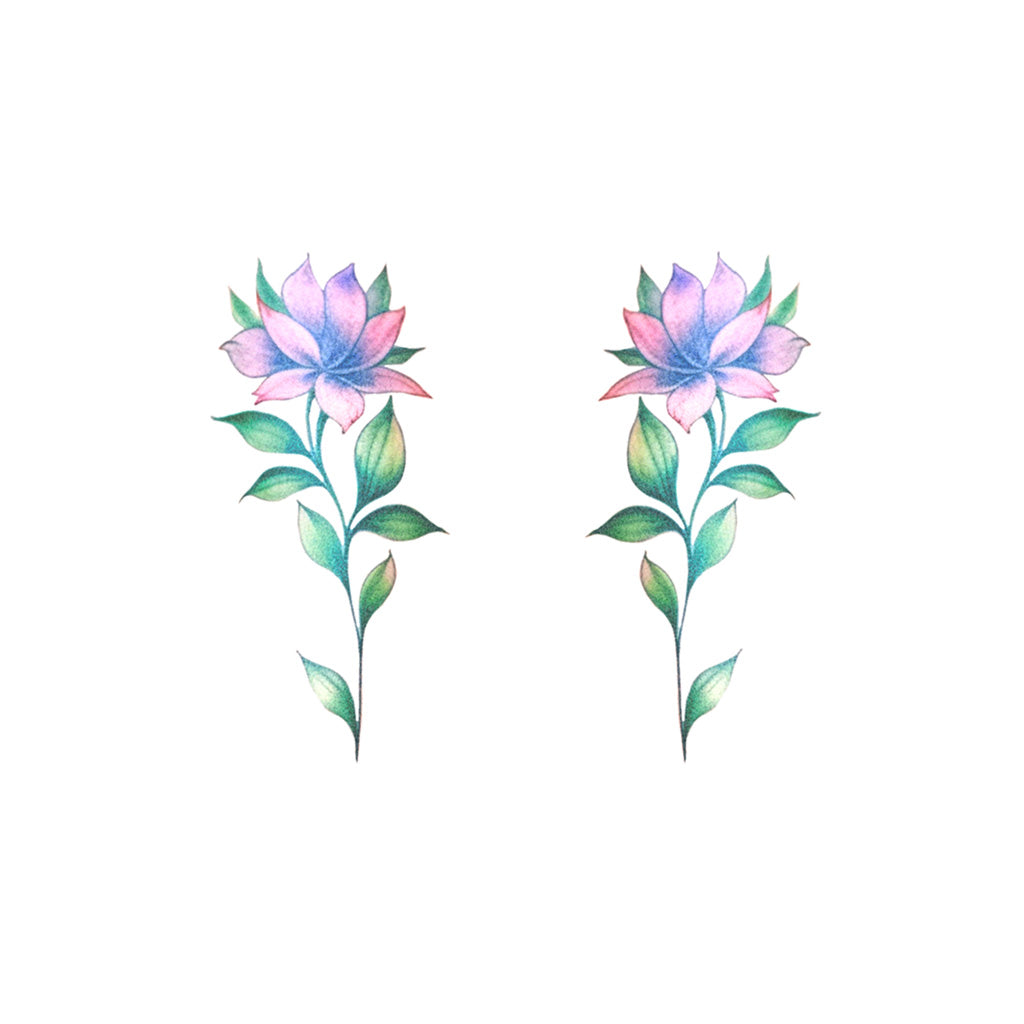 Purple Flowers Twinspur (Set of 2)