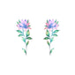 Purple Flowers Twinspur (Set of 2)