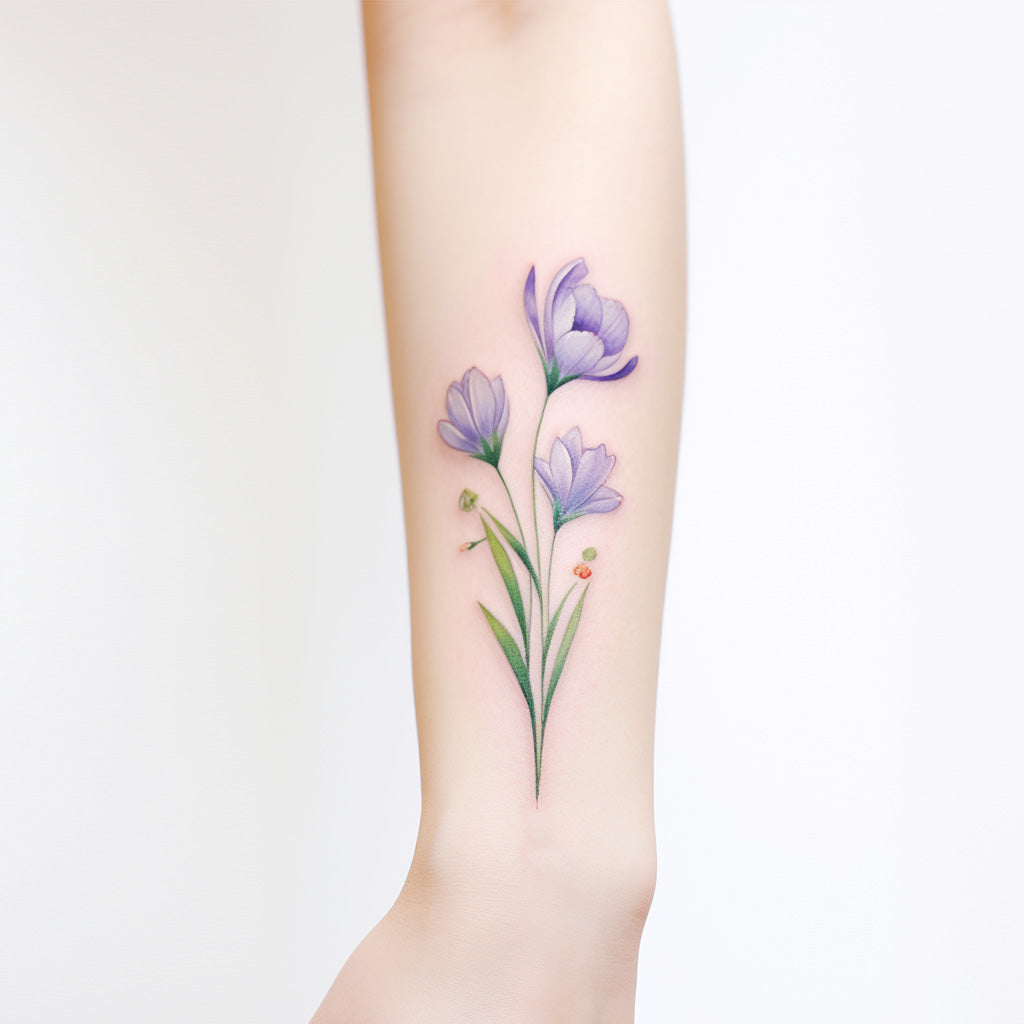 Crocus Tattoo (Set of 2)