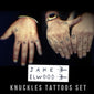 Jake & Elwood Knuckle Tattoos