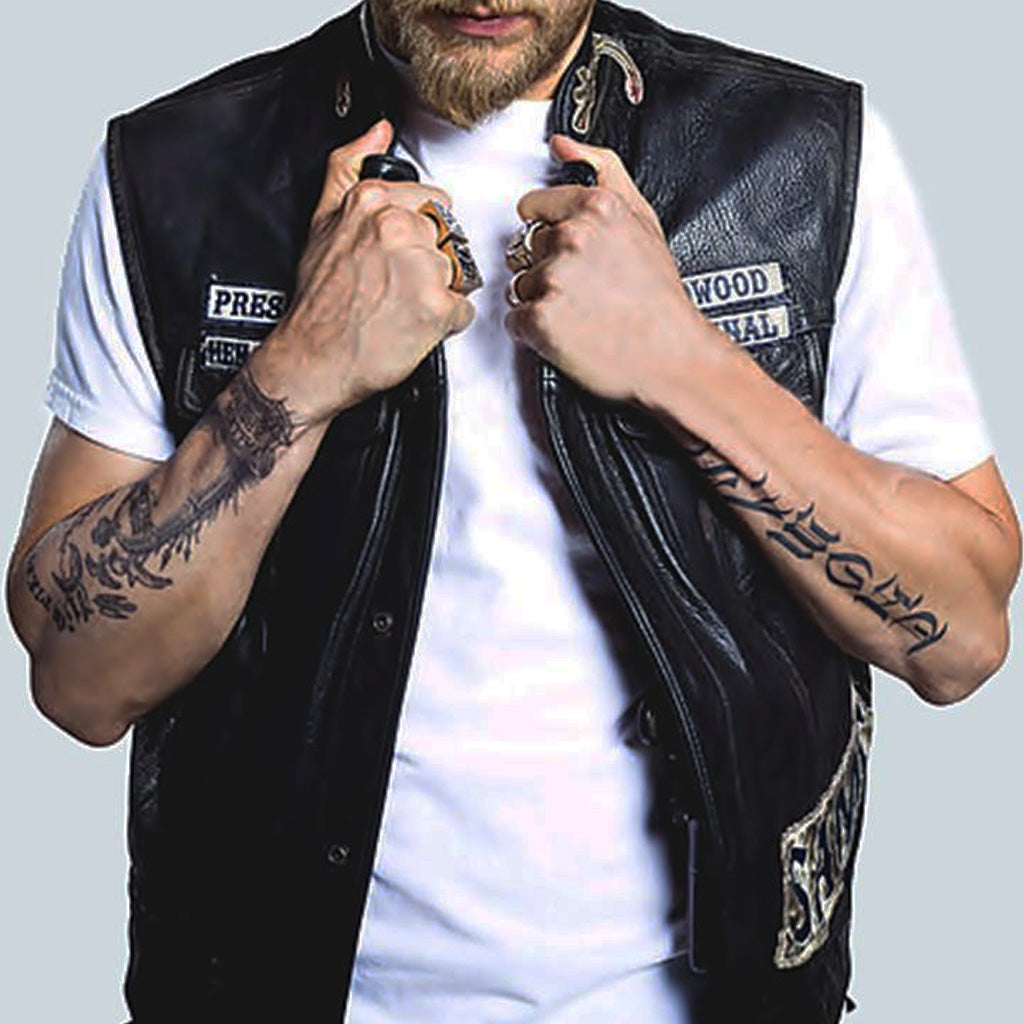 Jax Teller Arms & Chest Temporary Tattoos