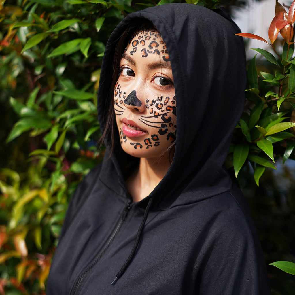 Leopard Spots Face Tattoos SET