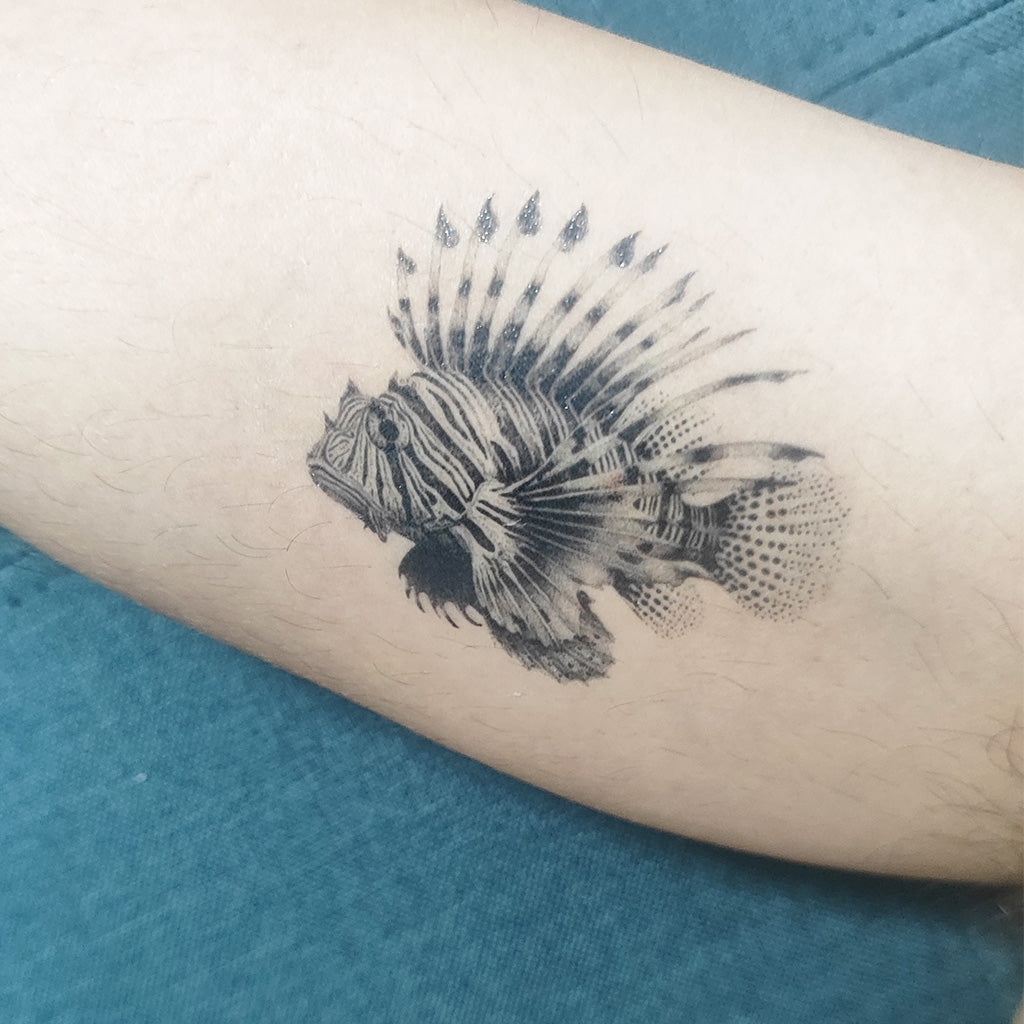 Lionfish Tattoo, image size:1024x1024