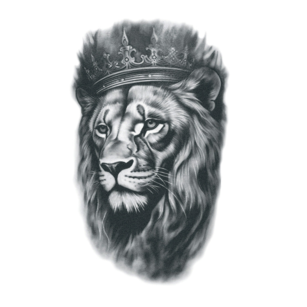 Lion And Crown Tattoo Meaning: Symbolism of Strength & Royalty