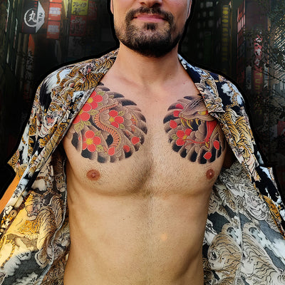 Majima Goro Temporary Tattoos (Chest Set)