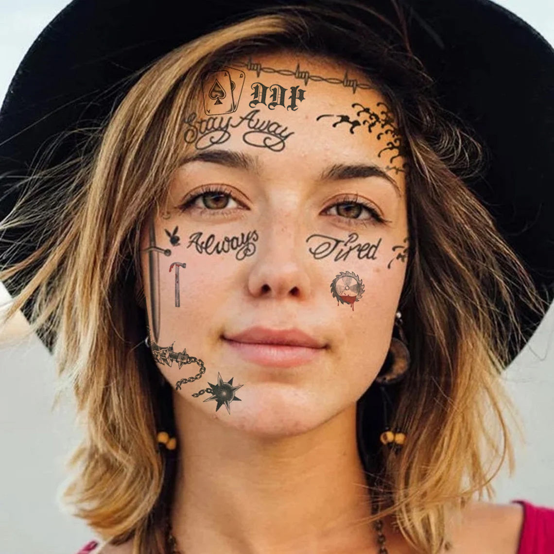 Post Malone Face Tattoos PNG Files