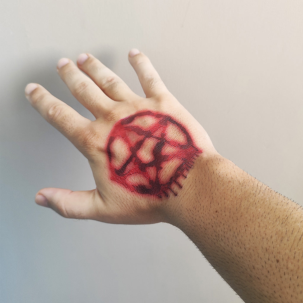 Bloody Pentagram Tattoo