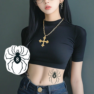 Shizuku Murasaki Spider Temporary Tattoo