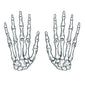 Skeleton Hands Temporary Tattoo