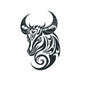 Tribal Bull Tattoo