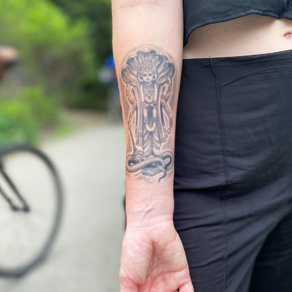 vishnu temporary tattoo