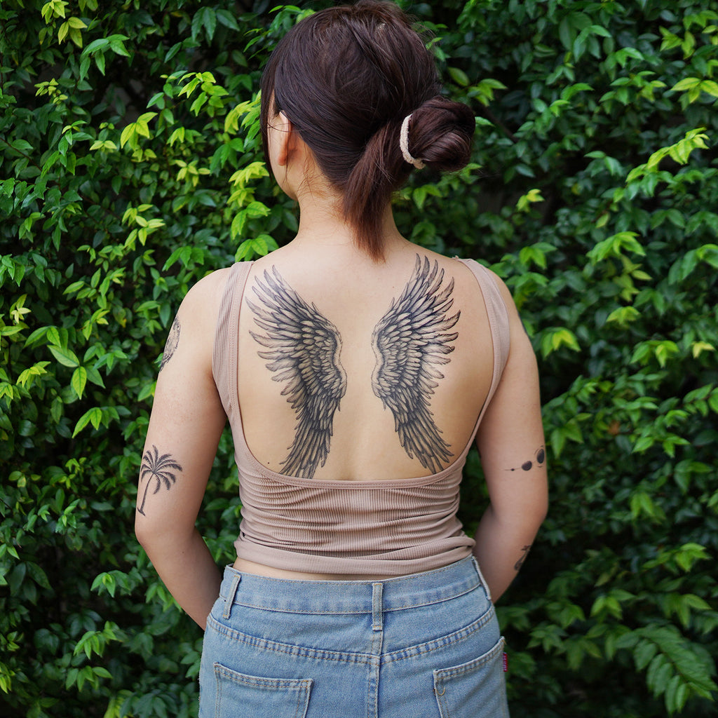 Large Wings Tattoo