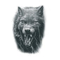 Growling Wolf Tattoo