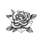 black rose temporary tattoo