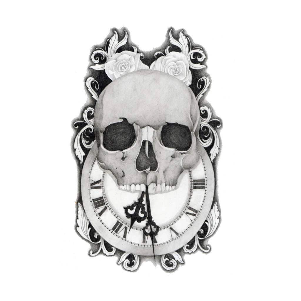 skull cock tattoo