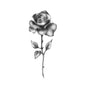 realistic rose temporary tattoo