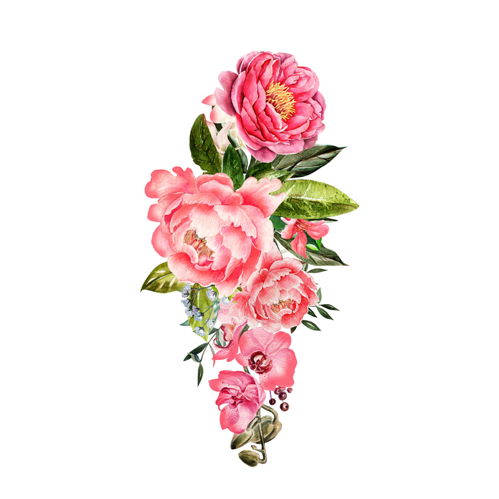 watercolor peonies