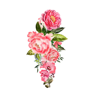 watercolor peonies