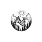 serene mountain tattoo