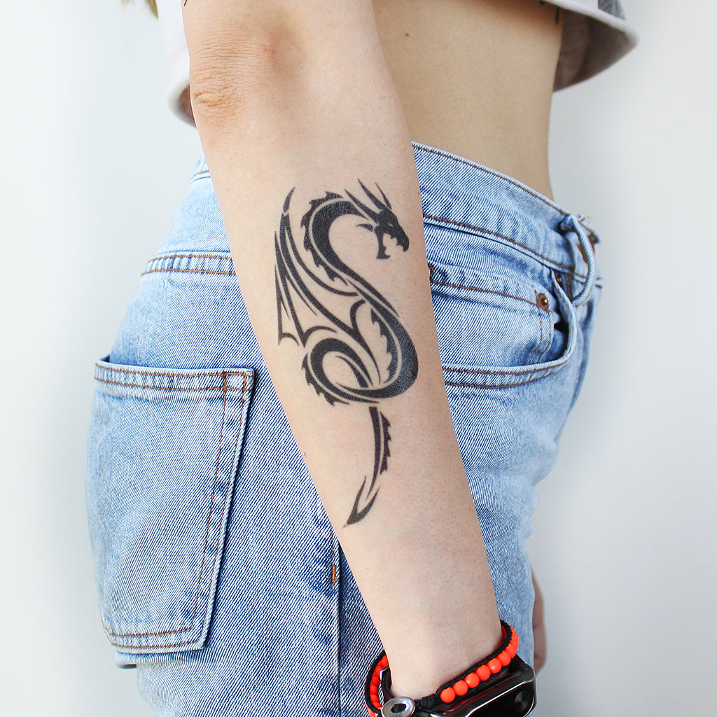 tribal tattoo dragon