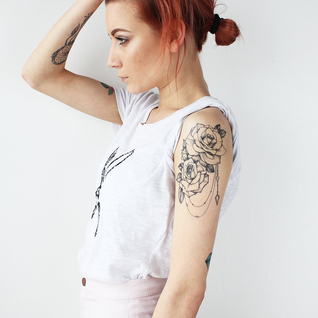 Rose Jewelry Tattoo