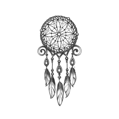 Crystal Dreamcatcher Tattoo