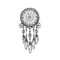 Crystal Dreamcatcher Tattoo