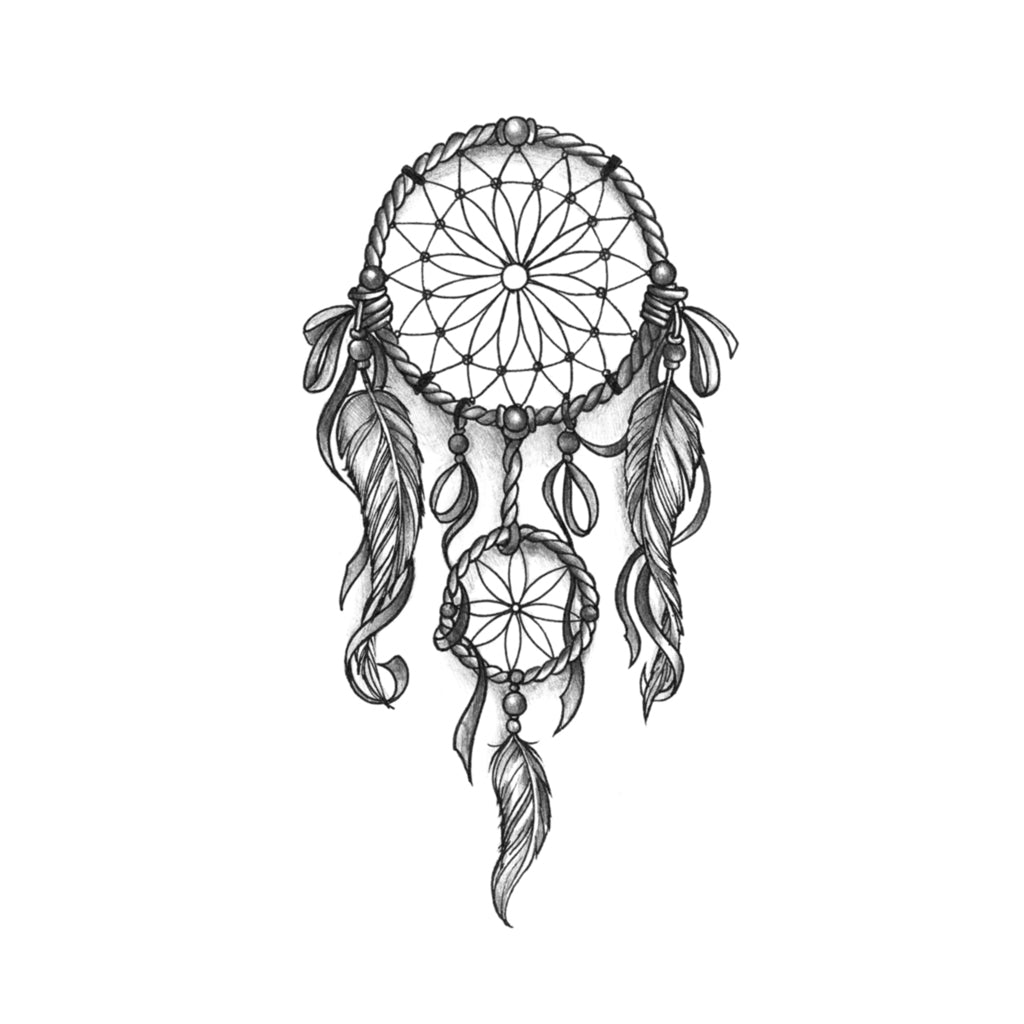 large dreamcatcher tattoo