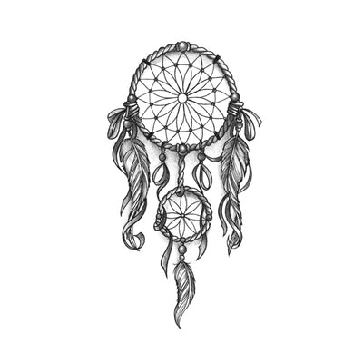 large dreamcatcher tattoo