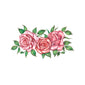 Vintage Pink Roses Tattoo