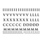 roman numerals temporary tattoo set