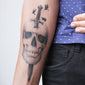 Skull with Dagger Tattoo
