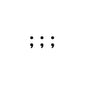 Semicolon Tattoo (Set of 3)
