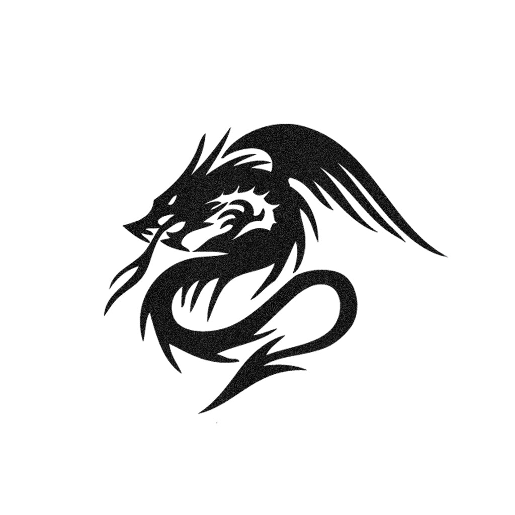 Tribal Dragon Tattoo
