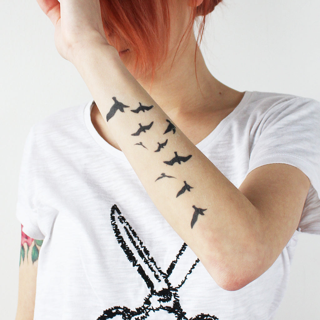 Flying Birds Tattoo