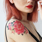 shoulder watercolor tattoo