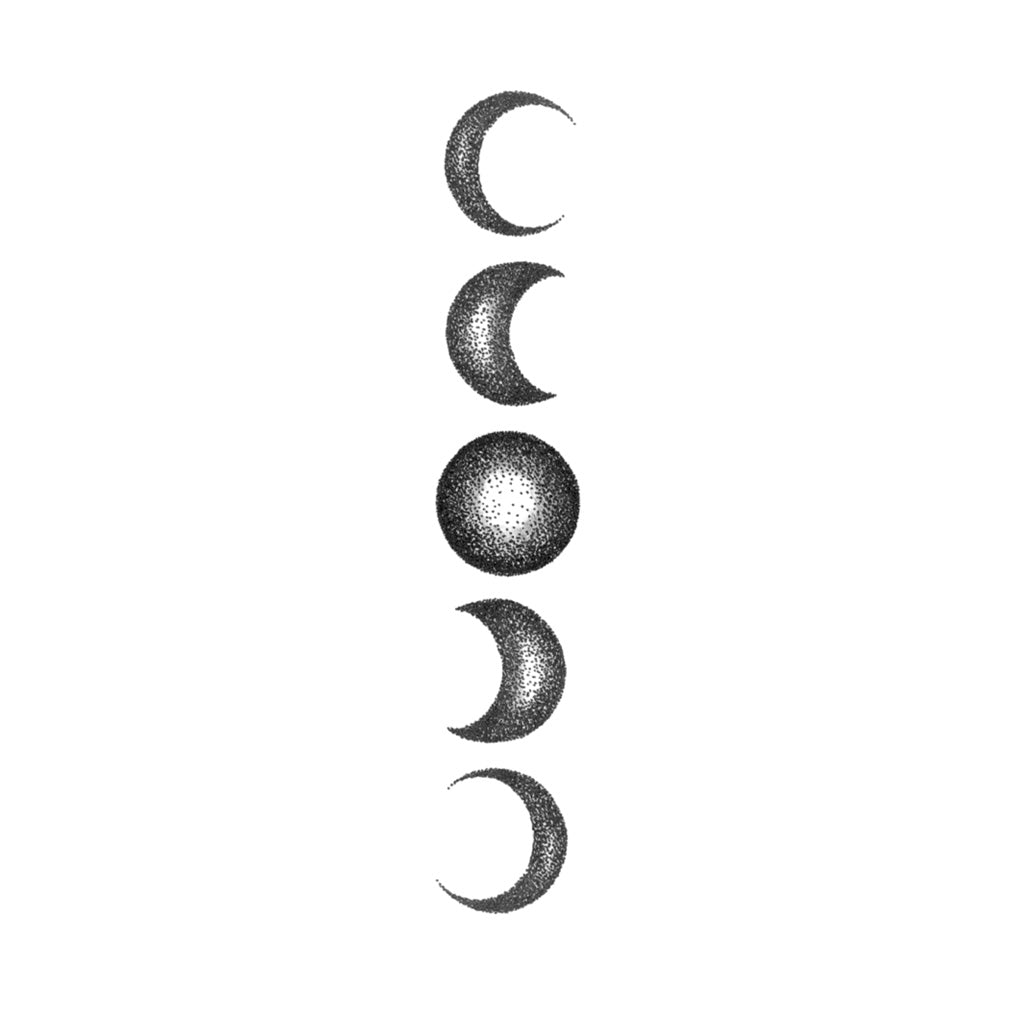 Moon Phases Tattoo
