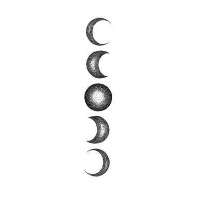 Moon Phases Tattoo