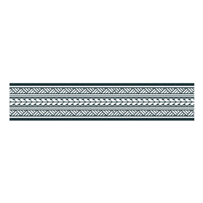hawaiian pacific arm band tattoo