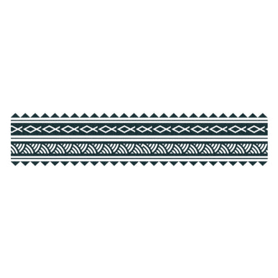 polynesian armband temporary tattoo