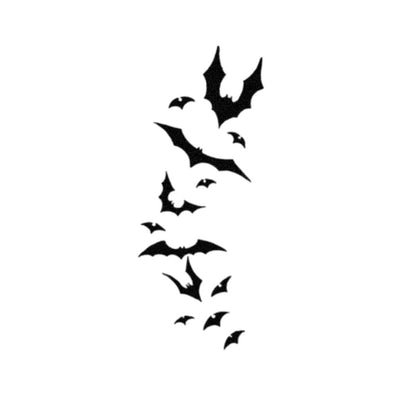 flying bats tattoo